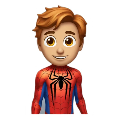 Spider-man pizza time sticker