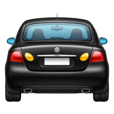 mach mir ein auto von hinten sticker