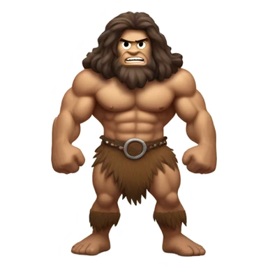 Hot caveman sticker