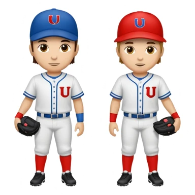 quiero dos equipos enemigos de baseball  sticker