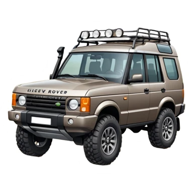 Grey-brown Land Rover Discovery sticker