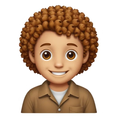 curly animal with shirt sticker