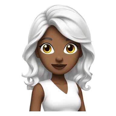 Coquette white and pink pallets emojis sticker