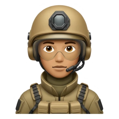 Futuristic Military men sticker