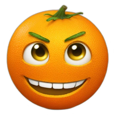 An Annoying Orange sticker