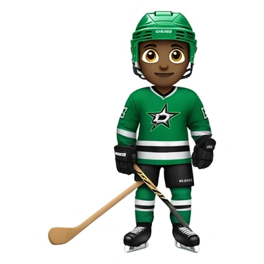 Dallas stars hockey player sticker