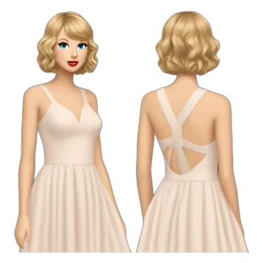 taylor swift endian dress sticker