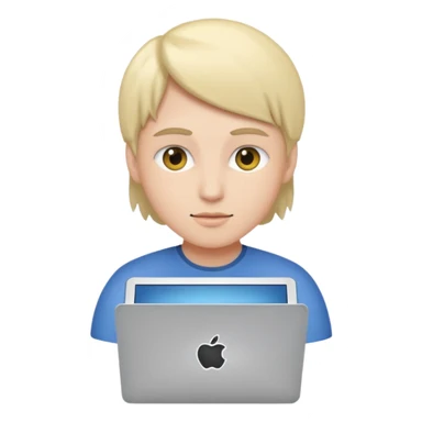 A PERSON USSING A PC sticker