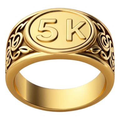give me an emoji that is lord of the rings theme that says 5k sticker