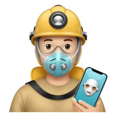 Flashman meme wearing n95 mask sticker
