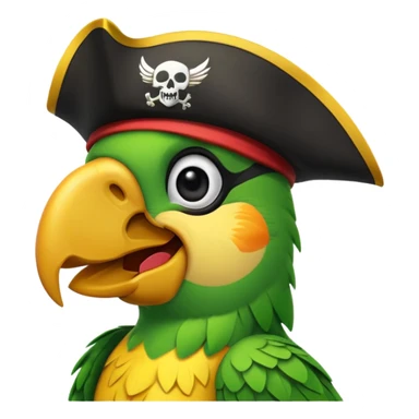 Pittsburgh pirates pirate parrot emoji sticker