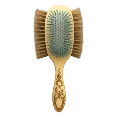 rococo hairbrush sticker