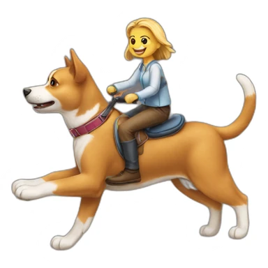 dog-riding-a-cat sticker