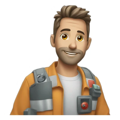 an employee of a nuclear power plant is in love with the eyes sticker