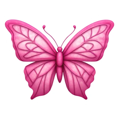 Pink butterfly  sticker