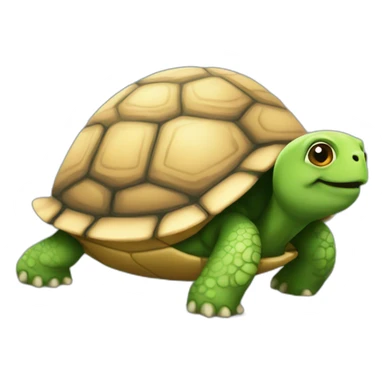 turtle with a house on its back sticker