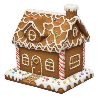 Gingerbread house sticker