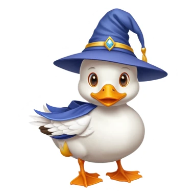Duck in wizard hat





 sticker