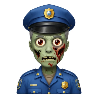 kadon zenvşpolice zombi  sticker