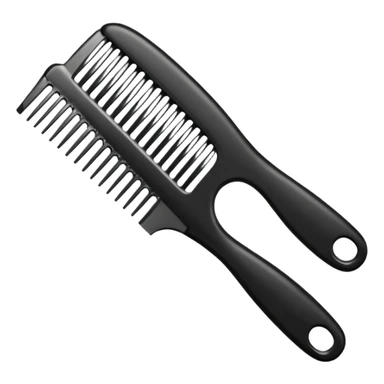 hairdressing comb sticker