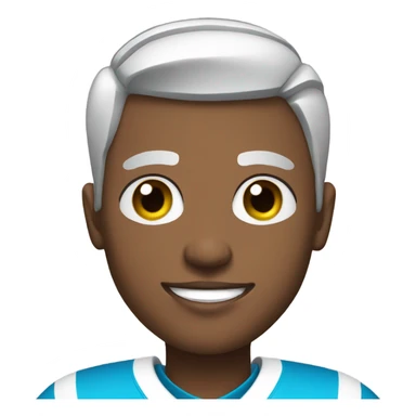 Mixed football player with transgender shirt on sticker