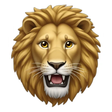 Un  lion  ci  fair   peur sticker