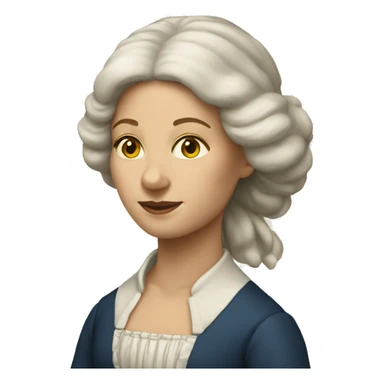 white woman from colonial virginia sticker