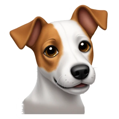 Jack Russell Terrier pointy ears sticker