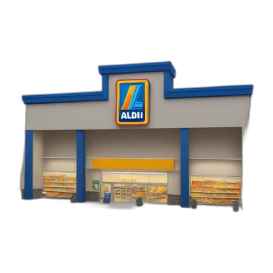 Aldi store sticker