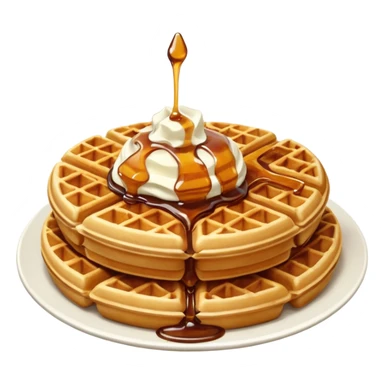 Wojak with waffles sticker