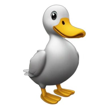 Ente in einer kirche sticker