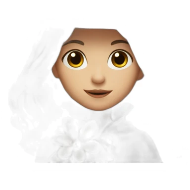 a cute little witch with a flower in her hand. sticker