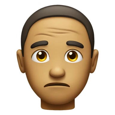 Disappointed smiley sticker