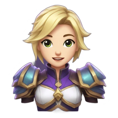 Lux League of legends sticker