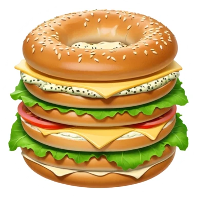 Bagel Sandwich sticker