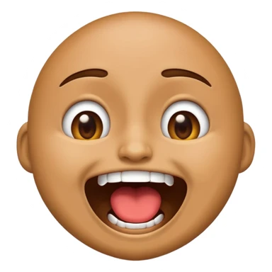 Make a emoji trying not to laugh sticker