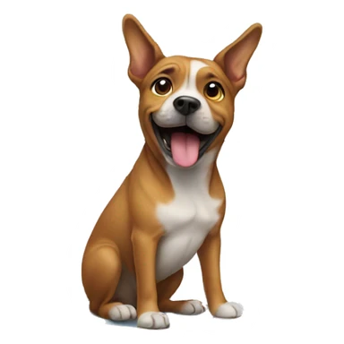 dog in toilet  sticker