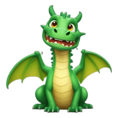 Un dragon pouce sticker