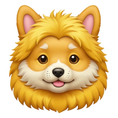 puppy dog yellow sticker