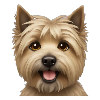 Cairn terrier dog  sticker