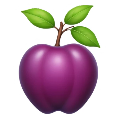 one small plum sticker