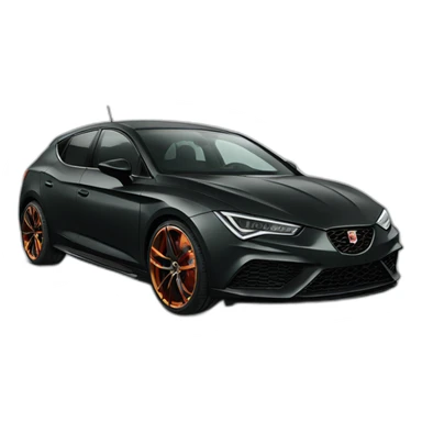 cupra born fire sticker