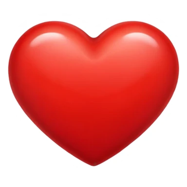 classic red heart sticker