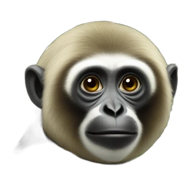 gibbon femme fatale sticker