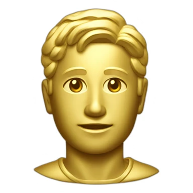 rupiah gold coind sticker