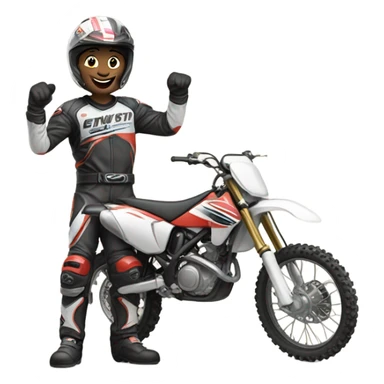 Lover of dirt bikes sticker
