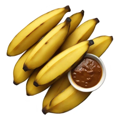 plantains with garlic sauce sticker