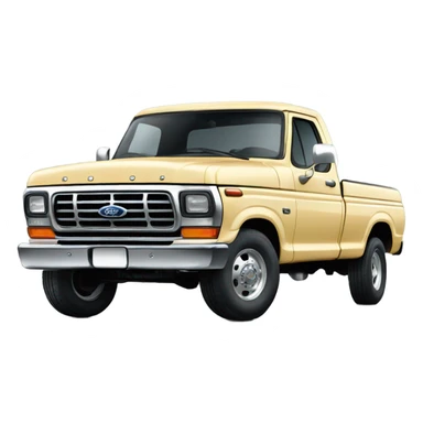 Ford truck big engine  sticker