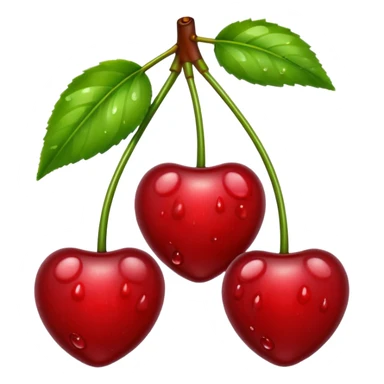 wet cherries sticker