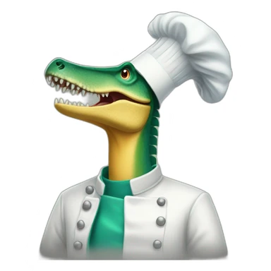 Spinosaurus chef sticker